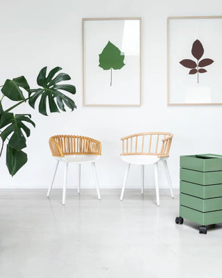 Magis Cyborg Stick polycarbonate armchair with ash backrest - Buy now on ShopDecor - Discover the best products by MAGIS design