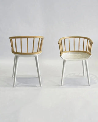 Magis Cyborg Stick polycarbonate armchair with ash backrest - Buy now on ShopDecor - Discover the best products by MAGIS design