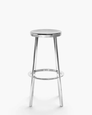 Magis Déjà-vu aluminium stool without backrest Polished h. 76 cm - Buy now on ShopDecor - Discover the best products by MAGIS design