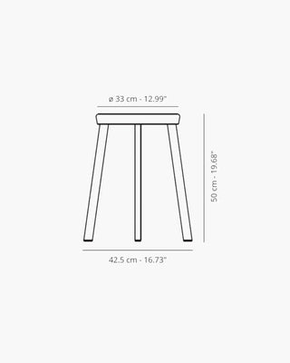 Magis Déjà-vu aluminium stool without backrest - Buy now on ShopDecor - Discover the best products by MAGIS design