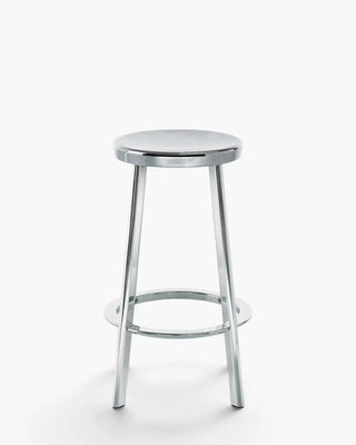 Magis Déjà-vu aluminium stool without backrest Polished h. 66 cm - Buy now on ShopDecor - Discover the best products by MAGIS design