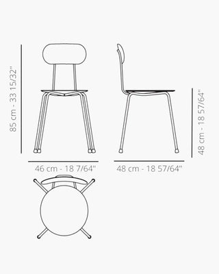 Magis Mariolina steel chair with polypropylene seat and backrest - Buy now on ShopDecor - Discover the best products by MAGIS design