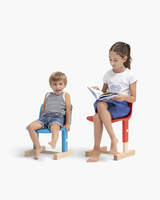 Magis Me Too Little Big adjustable children's chair with ash frame and polypropylene seat