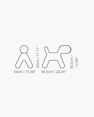 Magis Me Too Puppy polyethylene dog-shaped seat