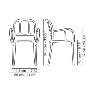 Magis Milà stacking chair - Buy now on ShopDecor - Discover the best products by MAGIS design