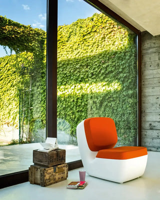 Magis Nimrod polyethylene armchair with upholstered seat and backrest cushions - Buy now on ShopDecor - Discover the best products by MAGIS design