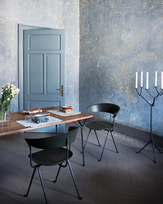 Magis Officina iron chair with polypropylene seat and backrest - Buy now on ShopDecor - Discover the best products by MAGIS design