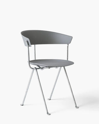 Magis Officina iron chair with polypropylene seat and backrest - Buy now on ShopDecor - Discover the best products by MAGIS design