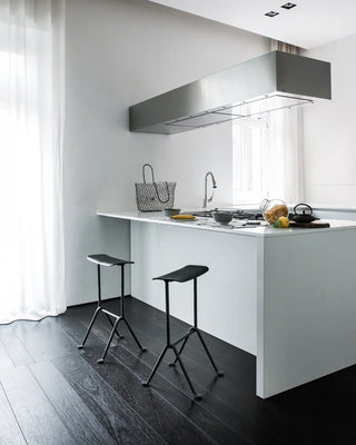 Magis Officina iron stool with polypropylene seat without backrest - Buy now on ShopDecor - Discover the best products by MAGIS design