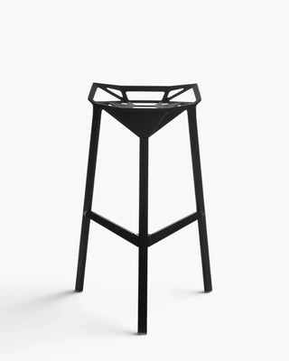 Magis Stool One aluminium stool without backrest Black 5130 h. 77 cm - Buy now on ShopDecor - Discover the best products by MAGIS design