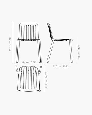 Magis Plato aluminium chair