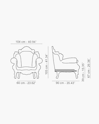 Magis Proust polyethylene armchair - Buy now on ShopDecor - Discover the best products by MAGIS design