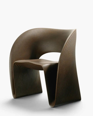 Magis Raviolo polyethylene armchair Corten brown 1071C - Buy now on ShopDecor - Discover the best products by MAGIS design