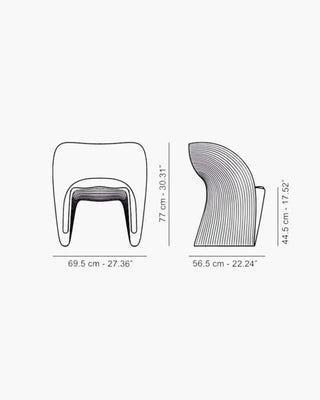 Magis Raviolo polyethylene armchair - Buy now on ShopDecor - Discover the best products by MAGIS design