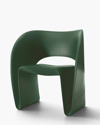 Magis Raviolo polyethylene armchair Olive green 1517C - Buy now on ShopDecor - Discover the best products by MAGIS design