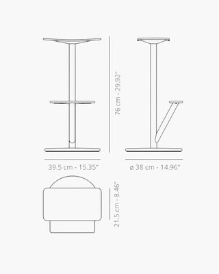 Magis Sequoia steel stool without backrest