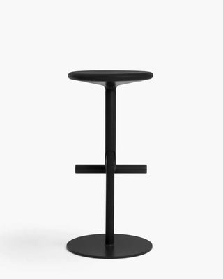 Magis Tibu height-adjustable swivel stool with steel frame and polyurethane seat without backrest