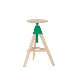 Magis The Wild Bunch Tom stool in beech Magis Green 1783C - Buy now on ShopDecor - Discover the best products by MAGIS design
