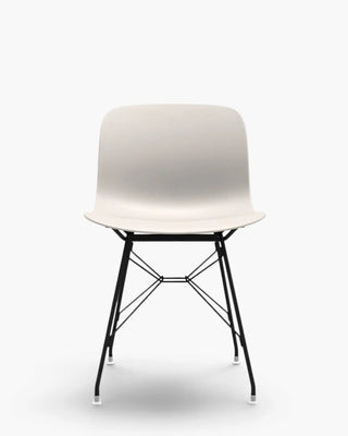 Magis Troy Wireframe steel chair with polypropylene seat