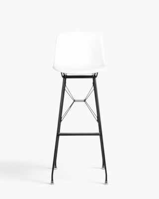 Magis Troy Wireframe steel stool with polypropylene seat without backrest