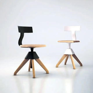 Magis The Wild Bunch Tuffy swivel chair in natural beech - Buy now on ShopDecor - Discover the best products by MAGIS design