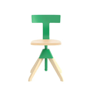 Magis The Wild Bunch Tuffy swivel chair in natural beech Magis Green 1783C - Buy now on ShopDecor - Discover the best products by MAGIS design