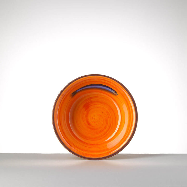 Mario Luca Giusti Aimone soup plate diam. 19 cm. - 7.48 in. Orange - Buy now on ShopDecor - Discover the best products by MARIO LUCA GIUSTI design