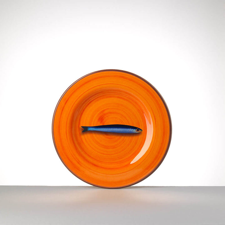 Mario Luca Giusti Aimone fruit plate diam. 23 cm. - 9.06 in. Orange - Buy now on ShopDecor - Discover the best products by MARIO LUCA GIUSTI design