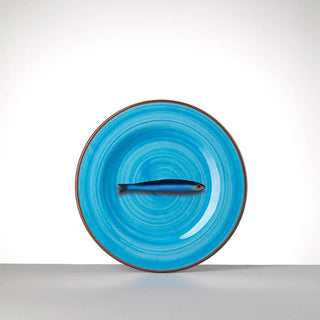Mario Luca Giusti Aimone fruit plate diam. 23 cm. - 9.06 in. Sky Blue - Buy now on ShopDecor - Discover the best products by MARIO LUCA GIUSTI design