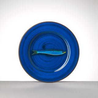 Mario Luca Giusti Aimone Dinner plate Blue - Buy now on ShopDecor - Discover the best products by MARIO LUCA GIUSTI design
