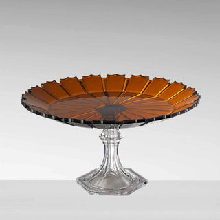 Mario Luca Giusti Ninfea cakestand diam. 29.5 cm. - 11.61 in. Amber - Buy now on ShopDecor - Discover the best products by MARIO LUCA GIUSTI design