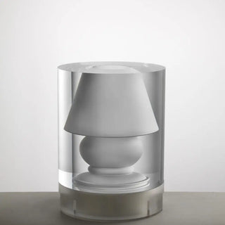 Mario Luca Giusti Cilindro portable LED table lamp transparent - Buy now on ShopDecor - Discover the best products by MARIO LUCA GIUSTI design