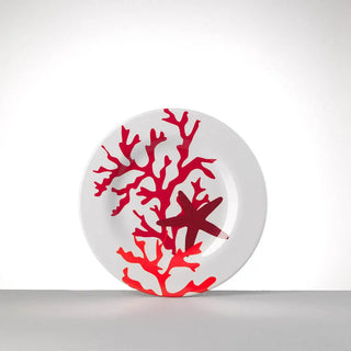 Mario Luca Giusti Corallo fruit plate diam. 19 cm. - 7.48 in. Red - Buy now on ShopDecor - Discover the best products by MARIO LUCA GIUSTI design