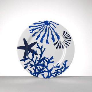 Mario Luca Giusti Corallo dinner plate diam. 27 cm. - 10.63 in. Blue - Buy now on ShopDecor - Discover the best products by MARIO LUCA GIUSTI design