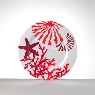 Mario Luca Giusti Corallo Dinner plate Red - Buy now on ShopDecor - Discover the best products by MARIO LUCA GIUSTI design