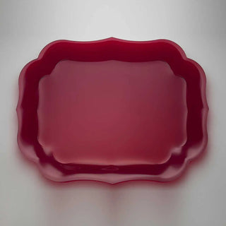 Mario Luca Giusti Della Robbia tray 58x44 cm. - 22.84x17.32 in. Red - Buy now on ShopDecor - Discover the best products by MARIO LUCA GIUSTI design