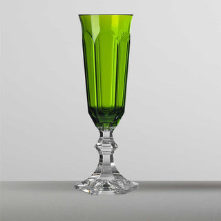 Mario Luca Giusti Dolce Vita Flute Glass Green - Buy now on ShopDecor - Discover the best products by MARIO LUCA GIUSTI design