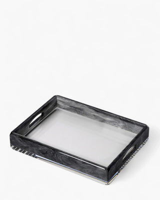 Mario Luca Giusti Donovan/Dylan tray Dark grey 40 cm. - 15.75 in. - Buy now on ShopDecor - Discover the best products by MARIO LUCA GIUSTI design