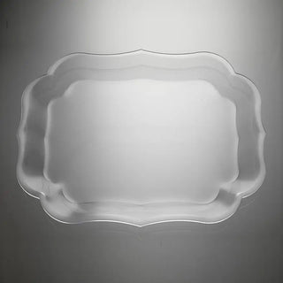 Mario Luca Giusti Gioconda tray 43x33 cm. - 16.93x12.99 in. Transparent - Buy now on ShopDecor - Discover the best products by MARIO LUCA GIUSTI design