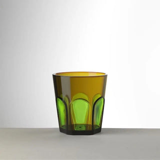 Mario Luca Giusti Gulli/Gulli Inverso water glass amber acid green - Buy now on ShopDecor - Discover the best products by MARIO LUCA GIUSTI design
