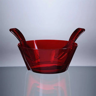 Mario Luca Giusti Fulmine salad bowl diam. 25 cm. - 9.84 in. Ruby - Buy now on ShopDecor - Discover the best products by MARIO LUCA GIUSTI design