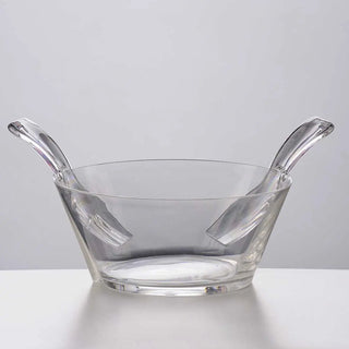 Mario Luca Giusti Fulmine salad bowl diam. 25 cm. - 9.84 in. Transparent - Buy now on ShopDecor - Discover the best products by MARIO LUCA GIUSTI design