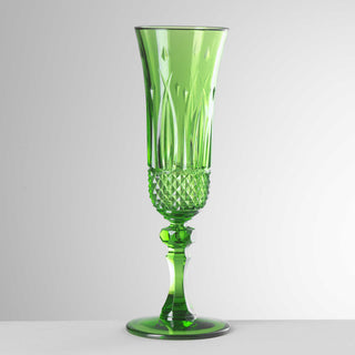 Mario Luca Giusti Italia flute glass Emerald Green - Buy now on ShopDecor - Discover the best products by MARIO LUCA GIUSTI design
