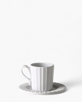 Mario Luca Giusti Lucilla coffee cup with saucer White - Buy now on ShopDecor - Discover the best products by MARIO LUCA GIUSTI design