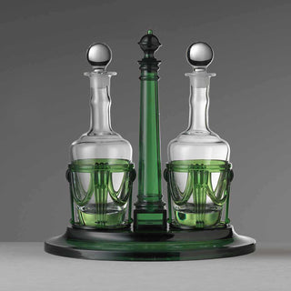 Mario Luca Giusti Susy Oil Cruet with Ampoules Green - Buy now on ShopDecor - Discover the best products by MARIO LUCA GIUSTI design