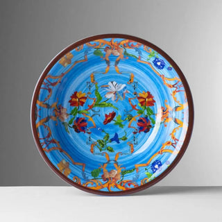 Mario Luca Giusti Pancale soup plate diam. 19 cm. - 7.48 in. Mario Luca Giusti Pancale Turquoise - Buy now on ShopDecor - Discover the best products by MARIO LUCA GIUSTI design