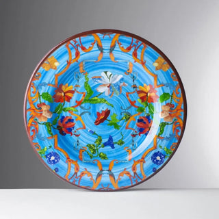 Mario Luca Giusti Pancale fruit plate diam. 23 cm. - 9.06 in. Mario Luca Giusti Pancale Turquoise - Buy now on ShopDecor - Discover the best products by MARIO LUCA GIUSTI design