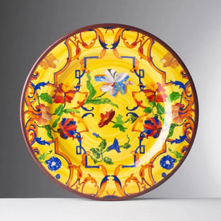 Mario Luca Giusti Pancale dinner plate diam. 27 cm. - 10.63 in. Mario Luca Giusti Pancale Yellow - Buy now on ShopDecor - Discover the best products by MARIO LUCA GIUSTI design