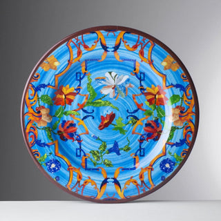 Mario Luca Giusti Pancale dinner plate diam. 27 cm. Mario Luca Giusti Pancale Turquoise - Buy now on ShopDecor - Discover the best products by MARIO LUCA GIUSTI design