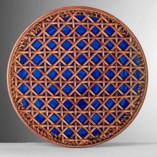 Mario Luca Giusti Patagonia underplate diam. 33 cm. - 12.99 in. Blue - Buy now on ShopDecor - Discover the best products by MARIO LUCA GIUSTI design